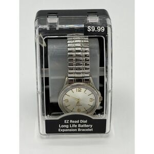 K-Mart Vintage Stainless‎ Steel Quartz Movement Watch Wristwatch AS-IS